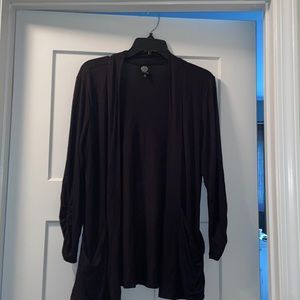 Black cardigan by BOBEAU